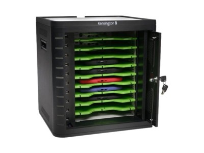 Kensington K67862EU x3 iPad Desktop Storage, Store Charge and Sync Universal 2 Cabinet, 30 Bay, also for Android