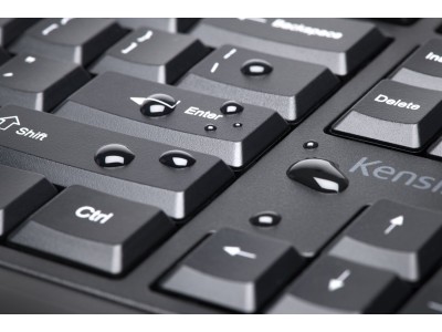 Kensington K75401UK Pro Fit® Ergo Wireless Keyboard - Black