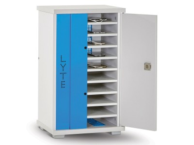 LapCabby Lyte 10 Single Door Mini USB Charging Cabinet for iPad & Tablet