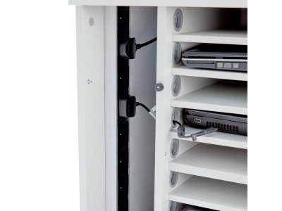 LapCabby Lyte 10 Single Door Cabinet for 10 Chromebooks, Netbooks or Laptops