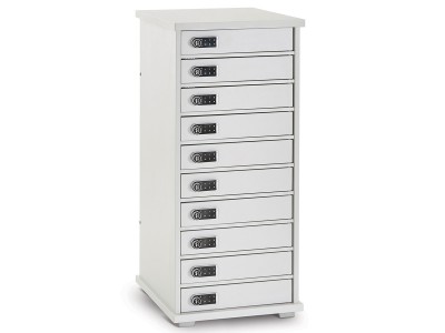 LapCabby Lyte 10 Multi Door Mini Charging Cabinet for iPad & Tablet