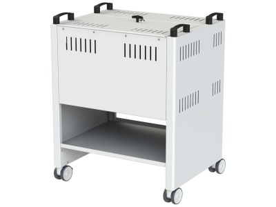 Loxit TabCart16 / 7430 iPad Security Trolley, Store and USB Charge, 16 Bay, Android Compatible