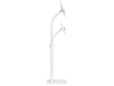 Manhattan 406345 Anti-Theft Kiosk Floor Stand for 7.9"-11" iPads and Tablets - White