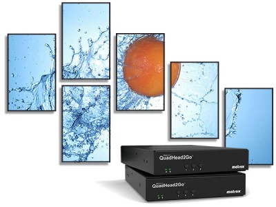 Matrox Q2G-H4K QuadHead2Go Q185 HDMI Multi-Monitor Controller Appliance