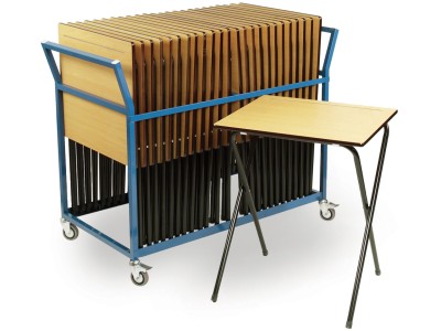 Monarch EF0213 Exam Desk Trolley Pack with 25 Folding Exam Desks