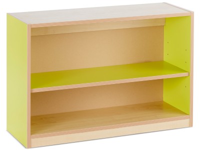 Monarch MAP600BC Open Bookcase with 1 Adjustable Shelf & Coloured Panels - Bubblegum Range