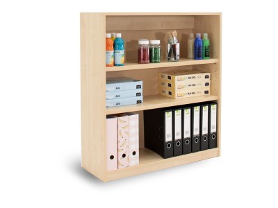 Monarch MEQ1000BC Open Bookcase with 2 Adjustable Shelves