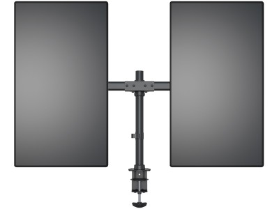 Multibrackets MB3309 Basic Dual Monitor Desk Mount - Black - for 15" - 27" Screens up to 8kg