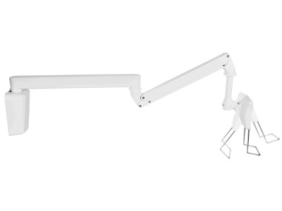 Multibrackets MB4269 Single Monitor Full Motion Medical Arm Wall Mount - White - for 15" - 27" Screens up to 6.5kg
