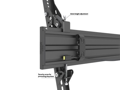 Multibrackets MB8960 Dual Pole Floorbase Pro Portrait Display Floor Stand - Black