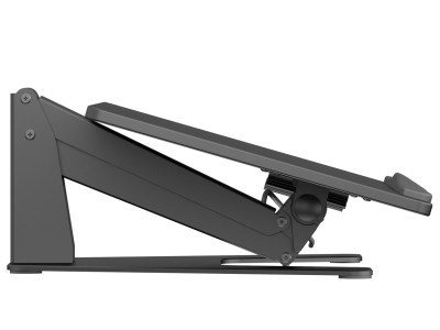 Multibrackets MB9127 Laptop Workstation Desk Arm Riser - Black - for Laptops/Notebooks up to 10kg