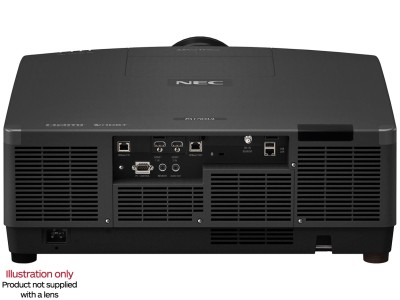NEC PA1505UL Black Projector - 14000 Lumens, 16:10 WUXGA - Laser Lamp-Free Installation - Body Only