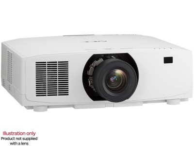 NEC PV710UL White Projector - 7100 Lumens, 16:10 WUXGA - Laser Lamp-Free Installation - Body Only