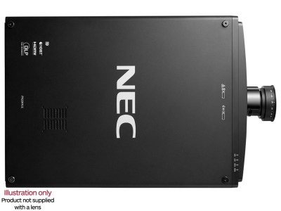 NEC PX2201UL Black Projector - 20500 Lumens, 16:10 WUXGA - Laser Lamp-Free Installation - Body Only