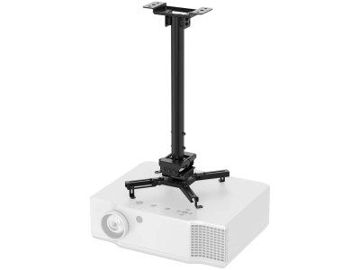 Neomounts by Newstar CL25-540BL1 Universal Height-Adjustable Projector Ceiling Mount for Projectors up to 35kg - Black