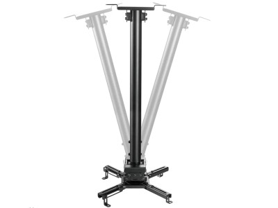 Neomounts by Newstar CL25-540BL1 Universal Height-Adjustable Projector Ceiling Mount for Projectors up to 35kg - Black