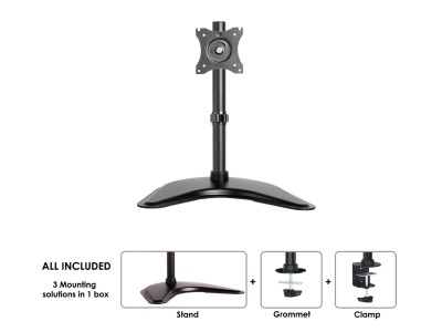 Neomounts by Newstar Select NM-D335BLACK LCD Desk Mount - Black - for 10" - 30" Screens up to 10kg