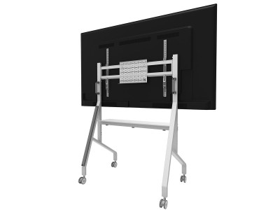 Neomounts by NewStar FL50-525WH1 Display Mobile Stand Trolley with Shelf
