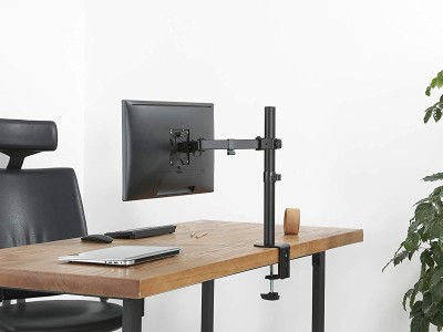 Neomounts by Newstar FPMA-D550BLACK LCD Arm Desk Post Mount - Black - for 10" - 32" Screens up to 8kg