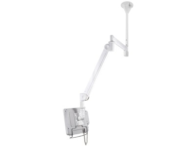 Neomounts by Newstar FPMA-HAC100 Medical Monitor Gas Spring Ceiling Mount - White - for 10" - 24" Screens up to 6kg
