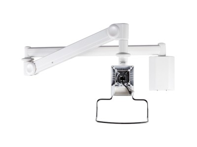 Neomounts by Newstar FPMA-HAW100 Medical Monitor Gas Spring Wall Mount - White - for 10" - 24" Screens up to 6kg