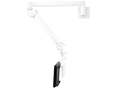 Neomounts by Newstar FPMA-HAW300 Medical Monitor Gas Spring Wall Mount - White - for 10" - 24" Screens up to 3kg