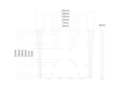 Neomounts by NewStar FPMA-W110BLACK Universal Display Wall Mount