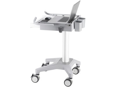 Neomounts by Newstar MED-M200 Medical Mobile Laptop Cart - White - for 10" - 17" Laptops up to 5kg