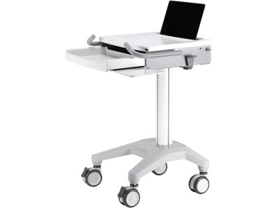 Neomounts by Newstar MED-M200 Medical Mobile Laptop Cart - White - for 10" - 17" Laptops up to 5kg
