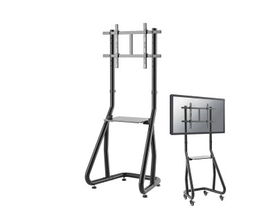 Neomounts by NewStar NS-M3600BLACK Display Mobile Stand Trolley with Shelf