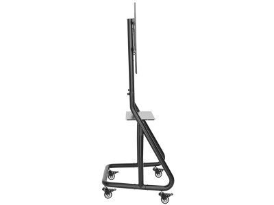 Neomounts by NewStar NS-M3800BLACK Display Mobile Floor Stand Trolley with Shelf