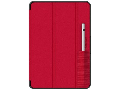 Otterbox 77-86736 Symmetry Folio Case for iPad 10.2" - Clear / Red