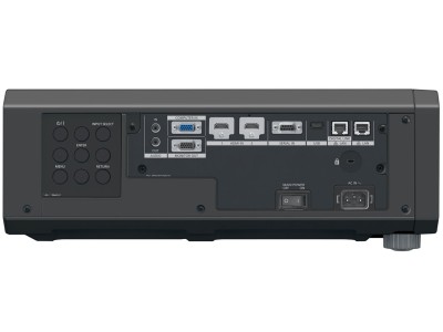Panasonic PT-FRQ60B Black Projector - 6000 Lumens, 16:9 4K UHD, 1.46-2.93:1 Throw Ratio - Laser Lamp-Free Installation