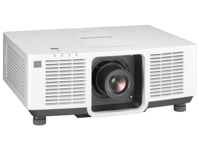 Panasonic PT-MZ880W White Projector - 8000 Lumens, 16:10 WUXGA, 1.61-2.76:1 Throw Ratio - Laser Lamp-Free Installation - Standard Lens