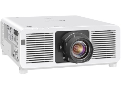 Panasonic PT-REZ80W White Projector - 8000 Lumens, 16:10 WUXGA, 1.36-2.10:1 Throw Ratio - Laser Lamp-Free Installation