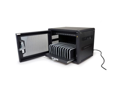 Port Designs 901950 iPad & Tablet 10 Bay Store and USB Charge Cabinet
