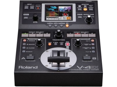 Roland ProAV V-4EX 4-Channel SD Digital Video Streaming Mixer with Effects