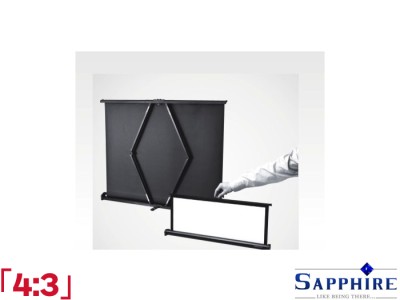 Sapphire 4:3 Ratio 101.6 x 76.2cm Table Top Projector Screen - SPPS1