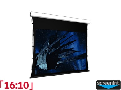 Screen International Compact Tensioned 16:10 Ratio 250 x 156.3cm Projector Screen - COMT250X156 - Tab-Tensioned