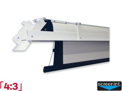 Screen International Compact Tension 4:3 Ratio 160 x 120cm Ceiling Recessed Projector Screen - COMT160X120KIT - Tab-Tensioned