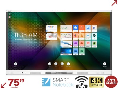 SMART Board MX275 (V4) 75” 4K Interactive Flat Panel with iQ