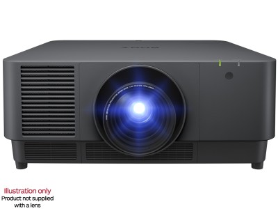 Sony VPL-FHZ131L/B Black Projector - 13000 Lumens, 16:10 WUXGA - Laser Lamp-Free Installation - Body Only
