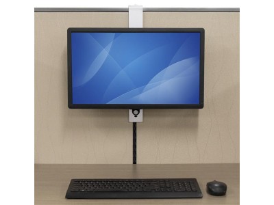 StarTech ARMCBCL Single-Monitor Cubicle-Wall Mount - Silver - for Screens up to 30" and below 9kg