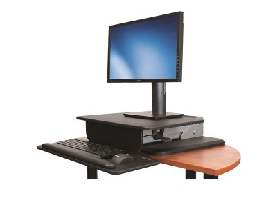 StarTech ARMSTS Sit-Stand Height-Adjustable Workstation - Black
