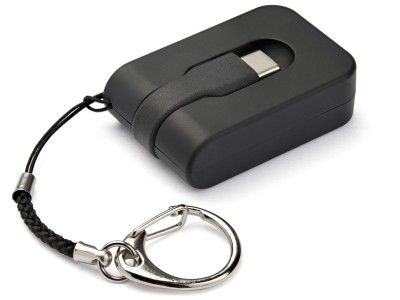 StarTech CDP2VGAFC USB-C to VGA Adapter Keychain - Black