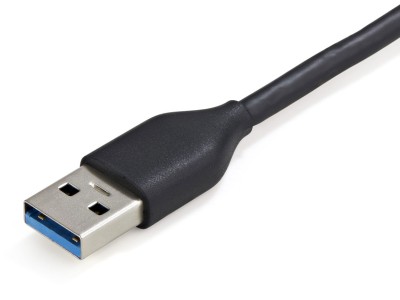 StarTech HB30AM4AB USB-A to 4x USB-A USB 3.2 Gen 1 Type-A Hub - Grey