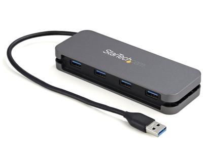 StarTech HB30AM4AB USB-A to 4x USB-A USB 3.2 Gen 1 Type-A Hub - Grey