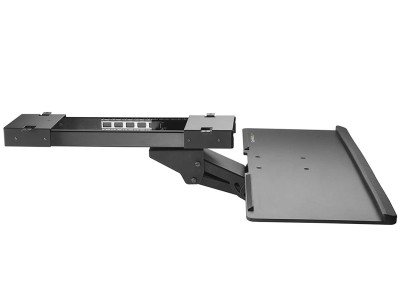 StarTech KBTRAYADJ Under-Desk Adjustable Keyboard Tray - Black