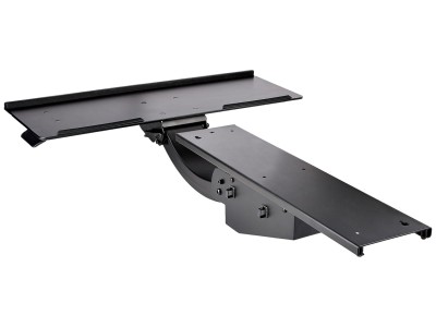 StarTech KBTRAYADJ2 Under-Desk Full Motion Height Adjustable Keyboard Tray - Black