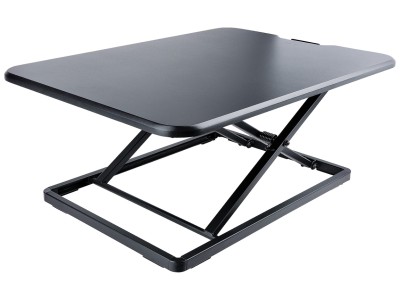 StarTech LAPTOP-SIT-STAND Sit-Stand Height-Adjustable Laptop Riser 67x47cm Workstation - Black